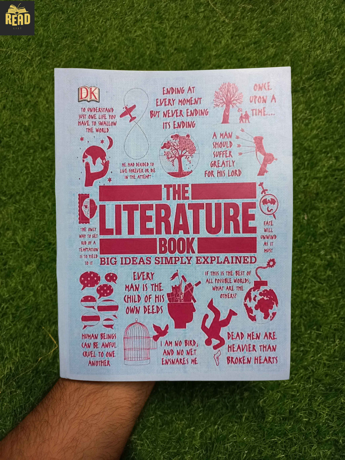The Literature Book Big Ideas Simply Explained by DK book cover