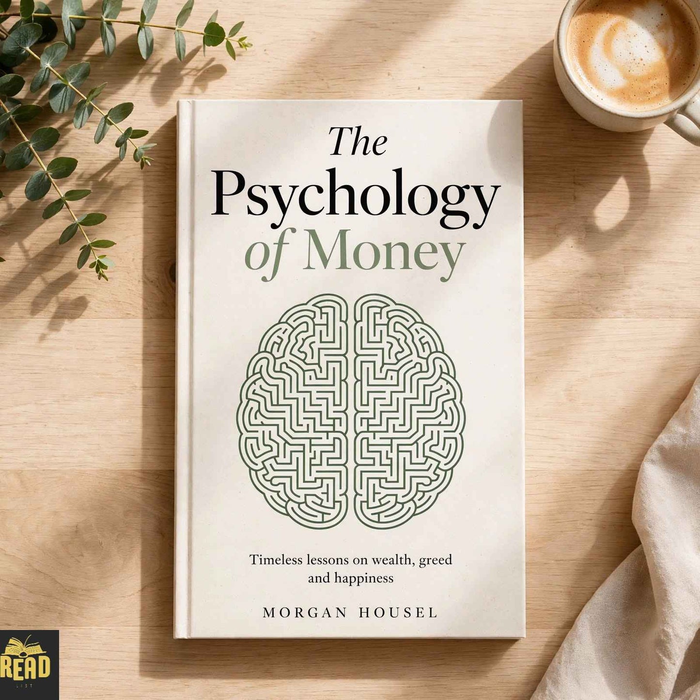 The Psychology of Money by Morgan Housel English book front cover