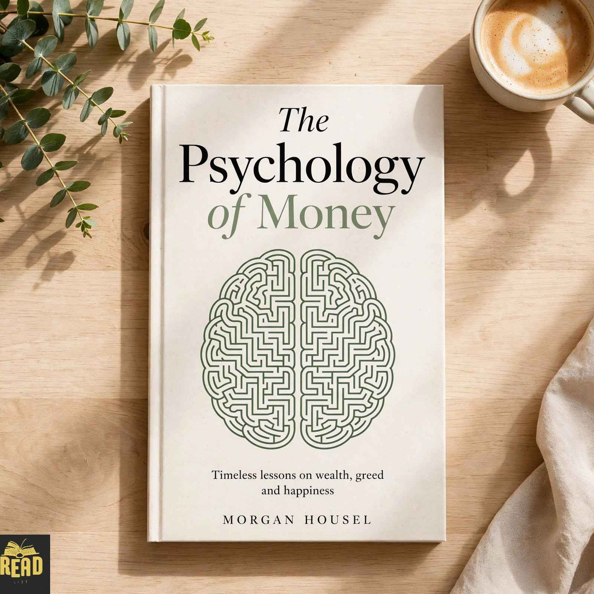 The Psychology of Money by Morgan Housel English book front cover
