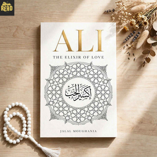 Ali The Elixir of Love by Jalal Moughania English book front cover