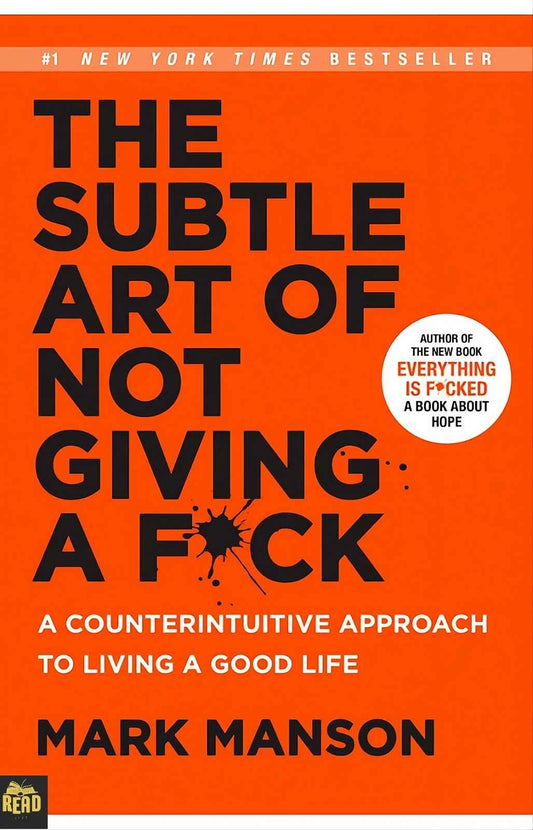 The Subtle Art of Not Giving a F*ck by Mark Manson English book front cover