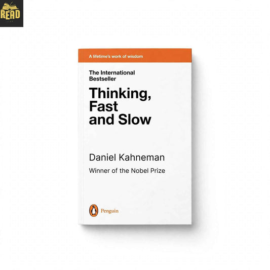Thinking Fast and Slow by Daniel Kahneman English book front cover