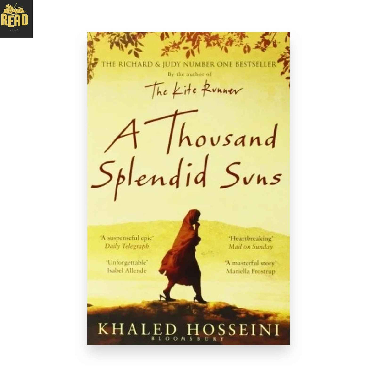 A Thousand Splendid Suns by Khaled Hosseini English novel front cover