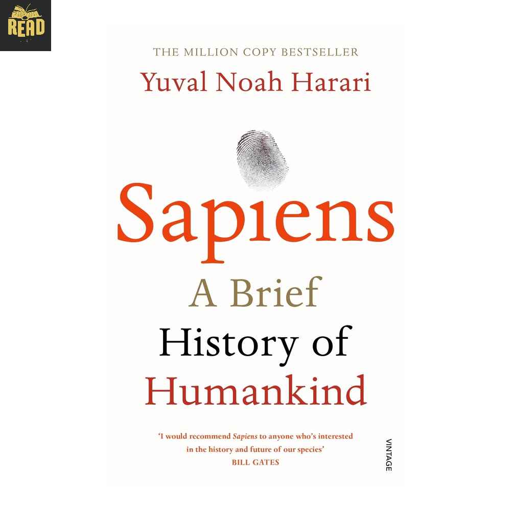 sapiens a brief history of humankind by yuval noah harari english book front cover