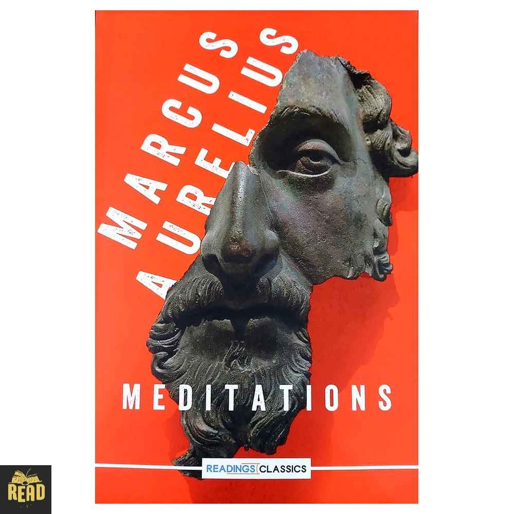 Meditations by Marcus Aurelius English book front cover