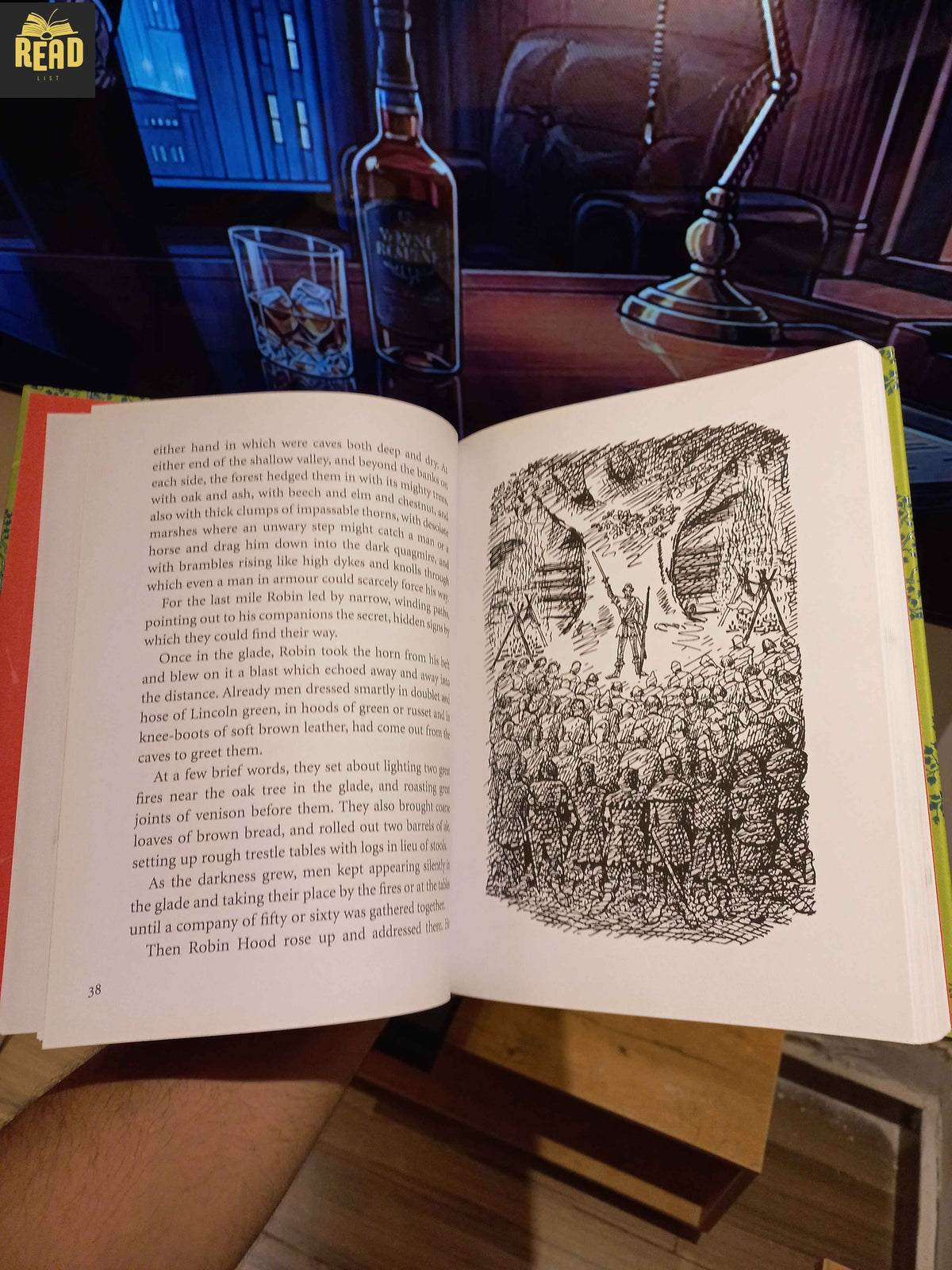 The Adventures of Robin Hood by Roger Lancelyn Green English book inside pages