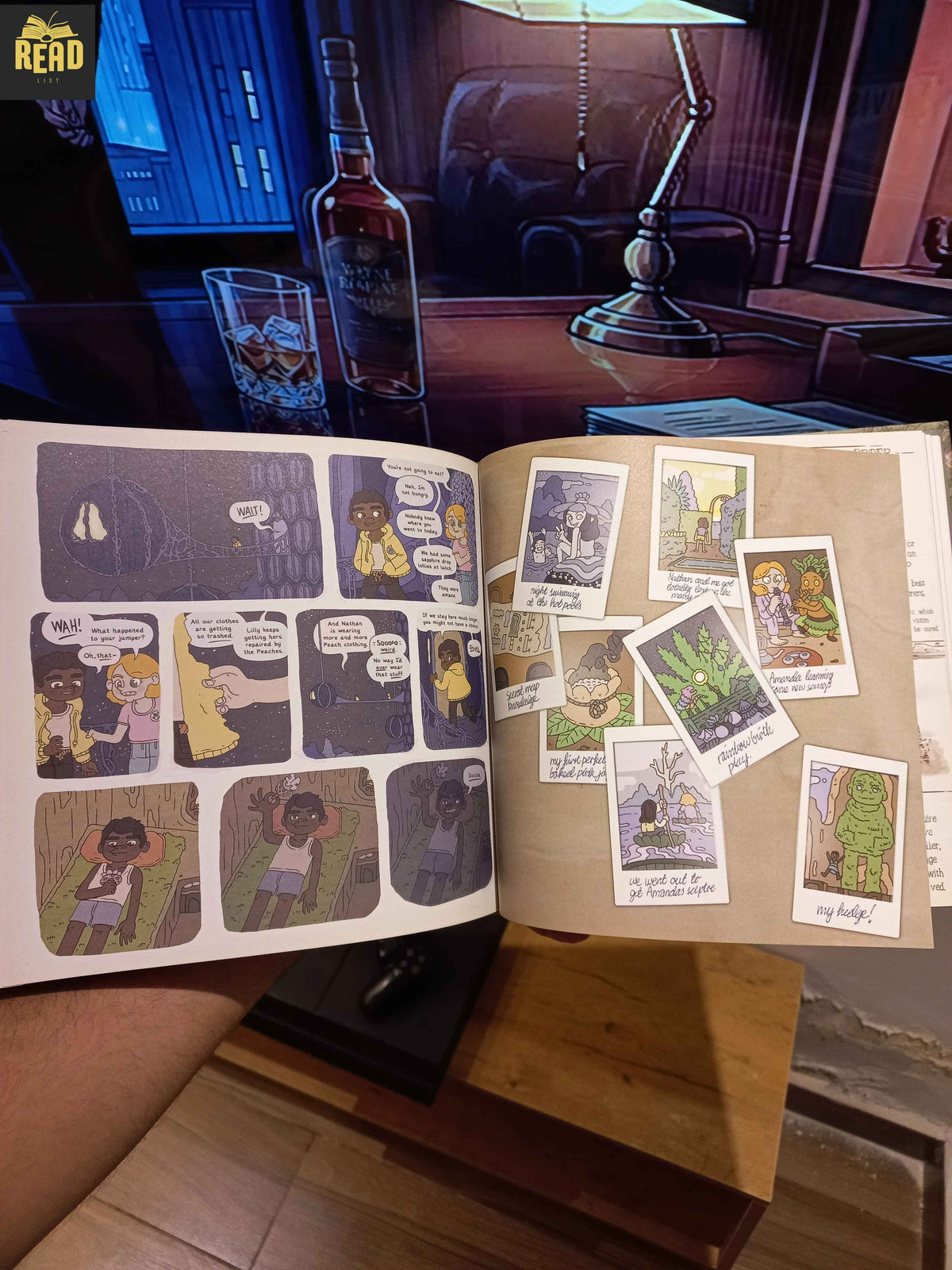 Home Time by Campbell Whyte illustrated graphic novel inside pages