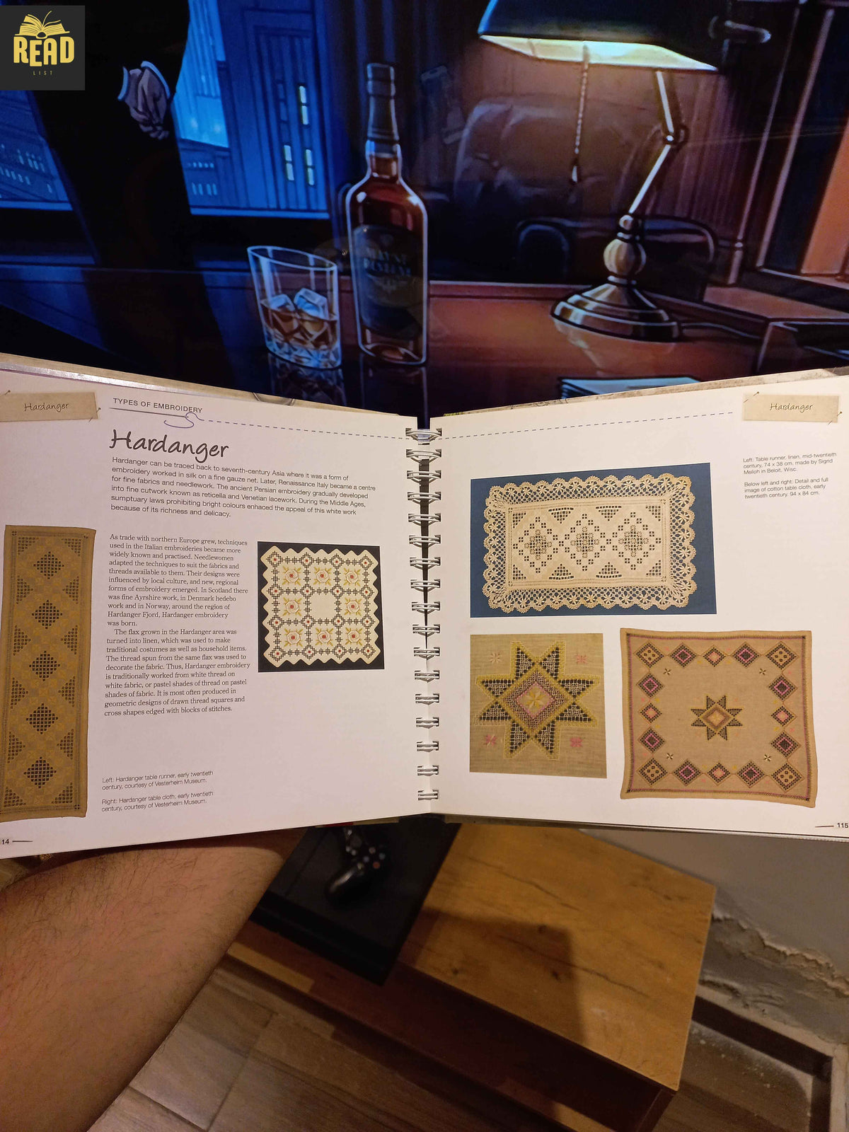 Stitchopedia embroidery reference book illustrated inside pages