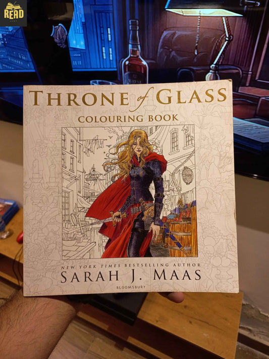 Throne of Glass Colouring Book by Sarah J. Maas front cover
