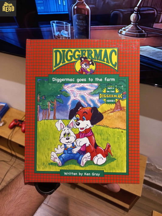 Digger Mac Goes to the Farm by Ken Gray children’s book front cover