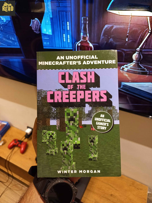 Minecraft Adventures Clash of the Creepers children’s book front cover