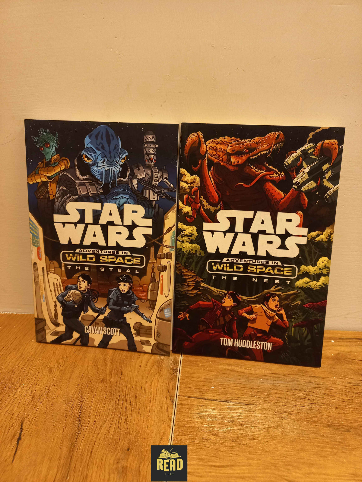 Star Wars Adventures in Wild Space The Steal and The Nest 2 book set front covers