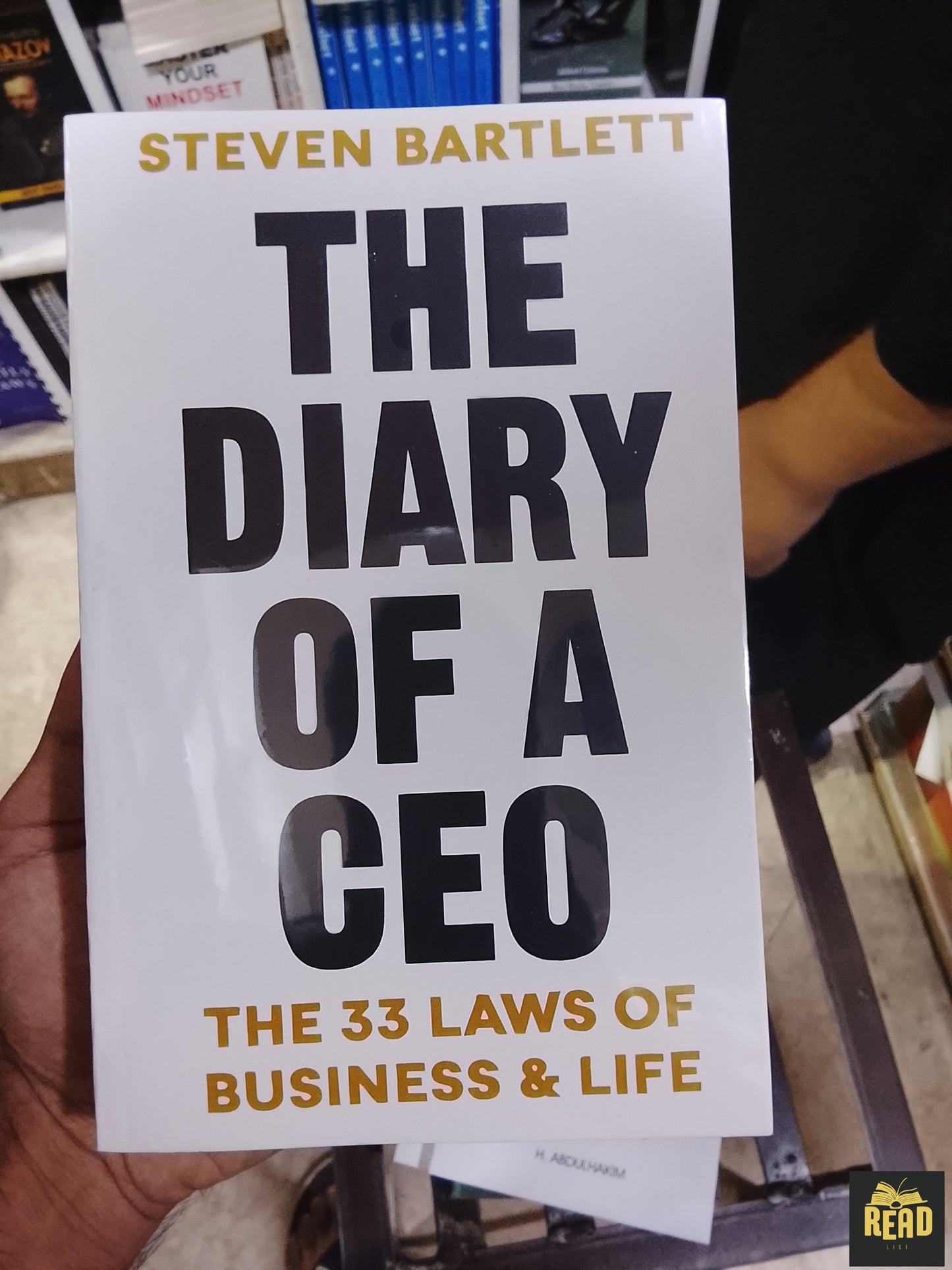 The Diary of a CEO The 33 Laws of Business and Life by Steven Bartlett front cover