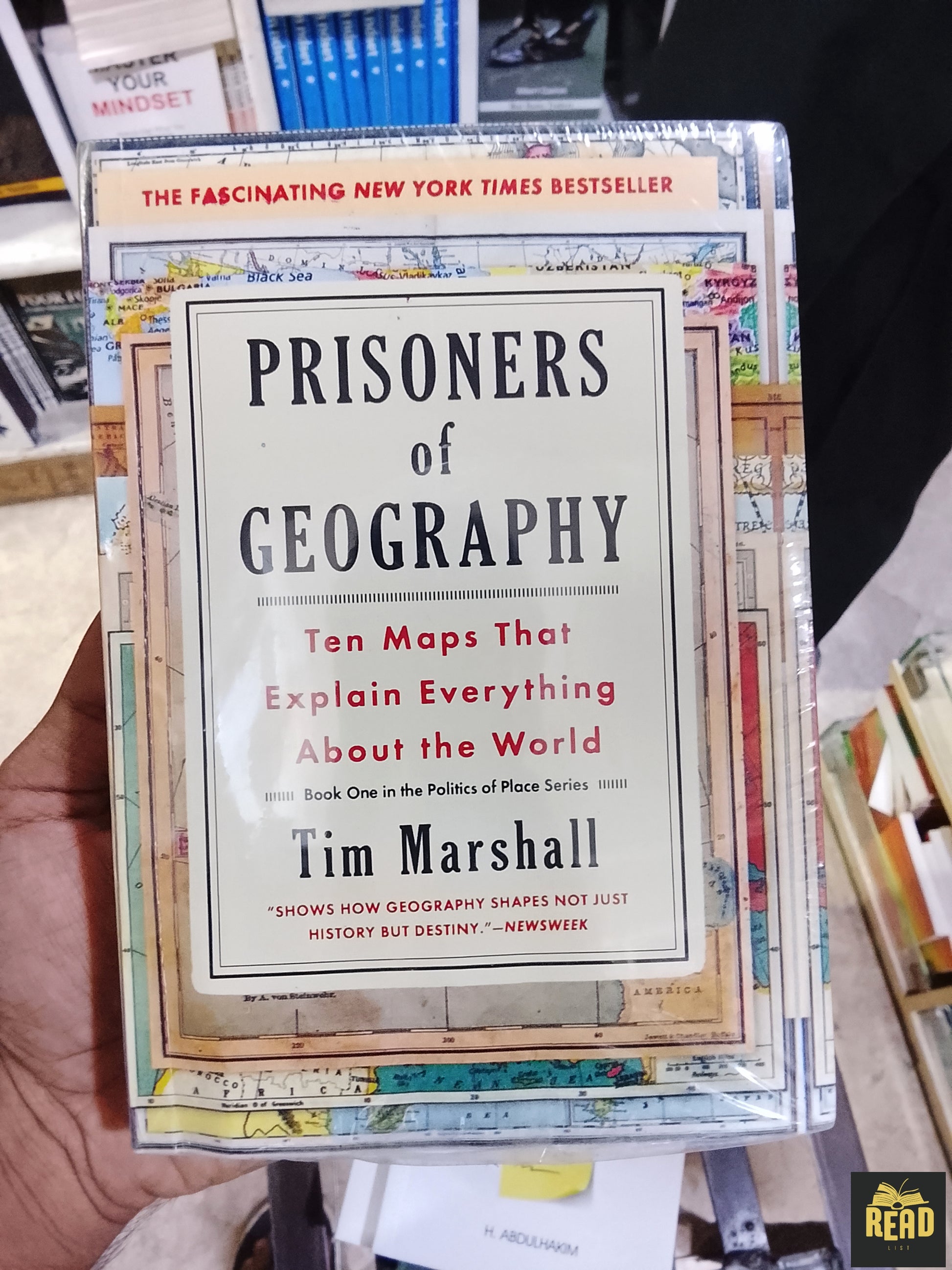 Prisoners of Geography by Tim Marshall book cover