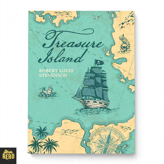 Treasure Island by Robert Louis Stevenson English classic paperback