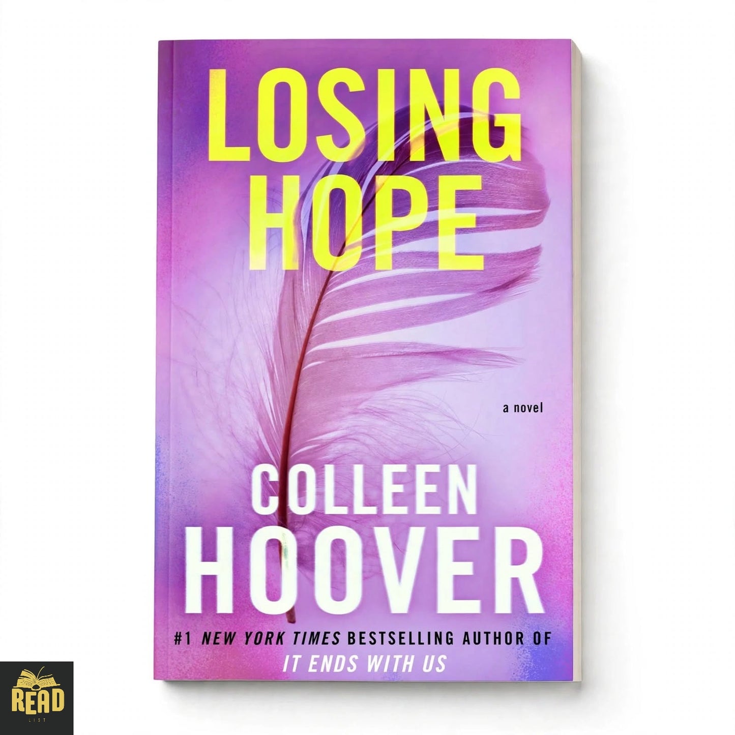 Losing Hope by Colleen Hoover, English romance novel