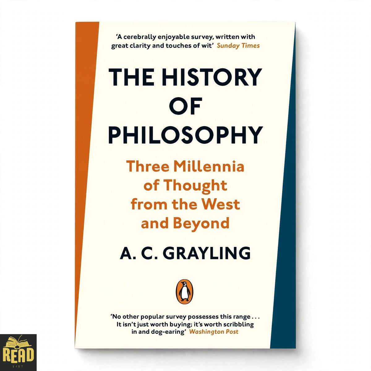 The History of Philosophy by A. C. Grayling English paperback book cover