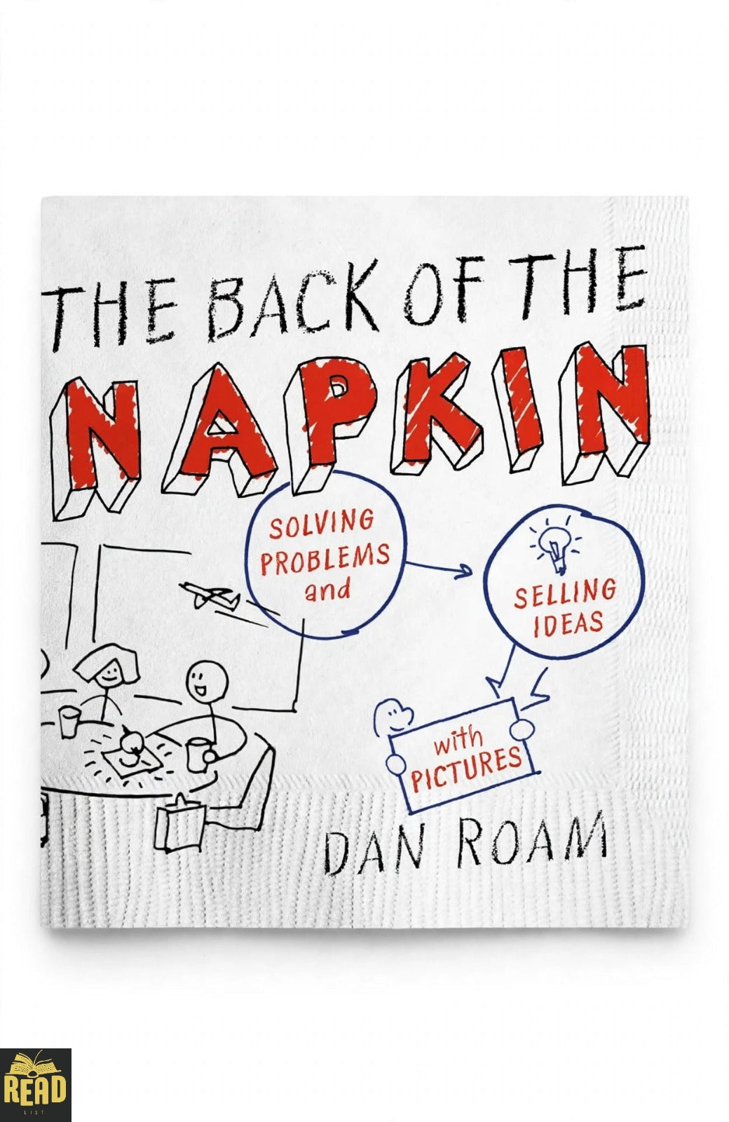 The Back of the Napkin by Dan Roam Expanded Edition English paperback book cover