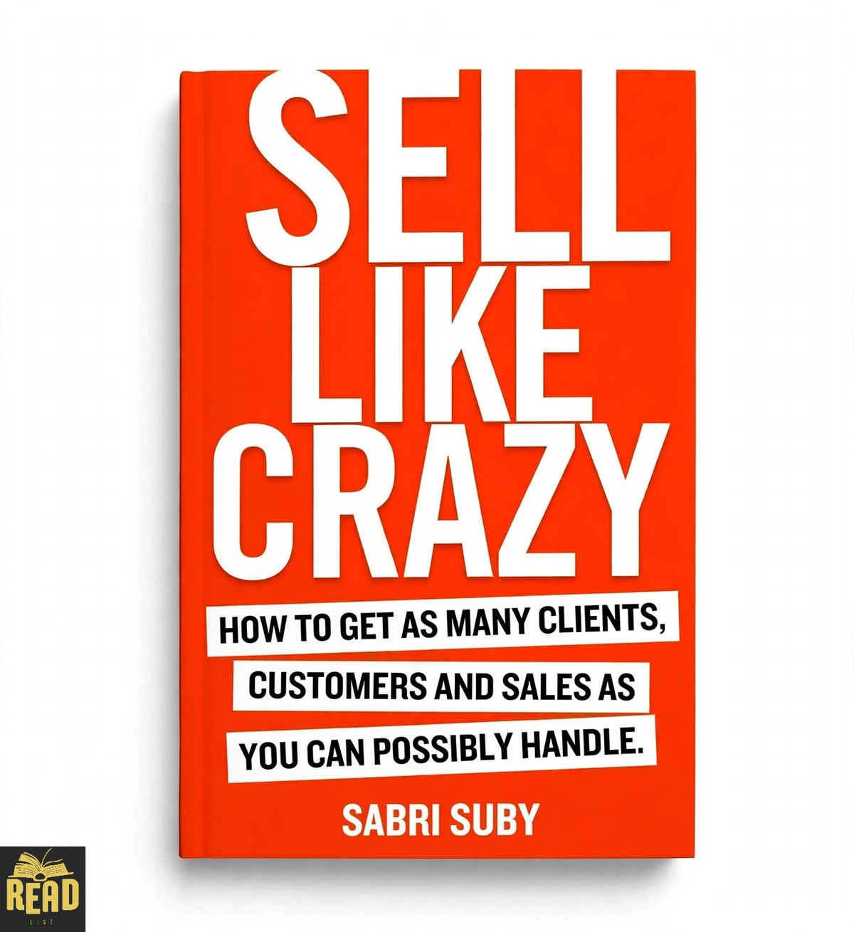Sell Like Crazy by Sabri Suby English paperback book cover