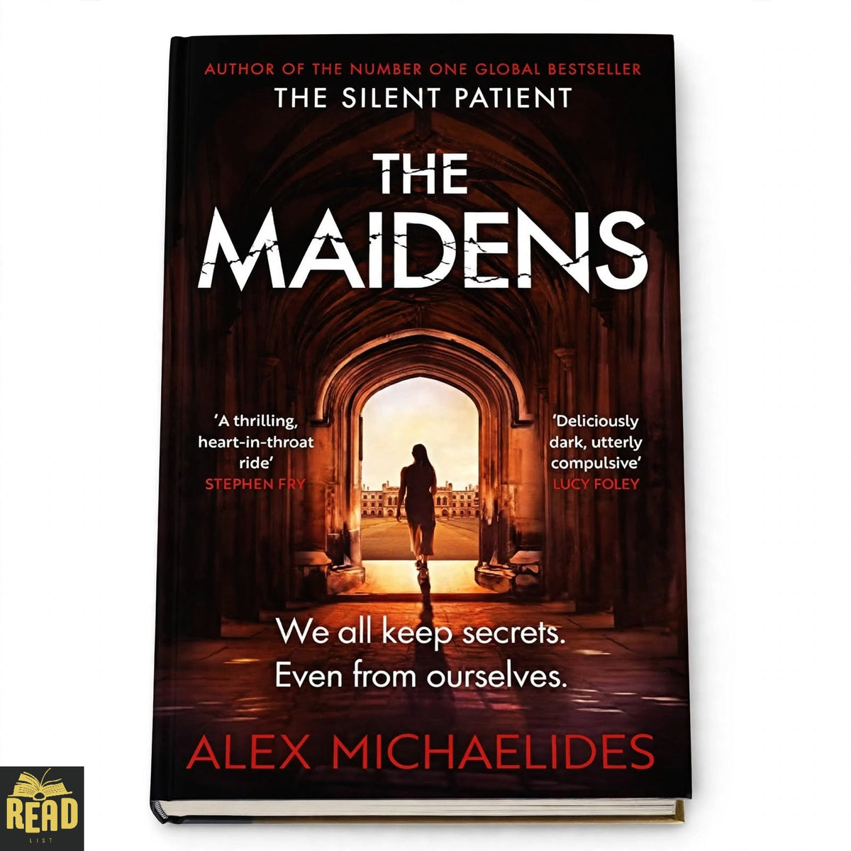 The Maidens by Alex Michaelides psychological thriller book cover