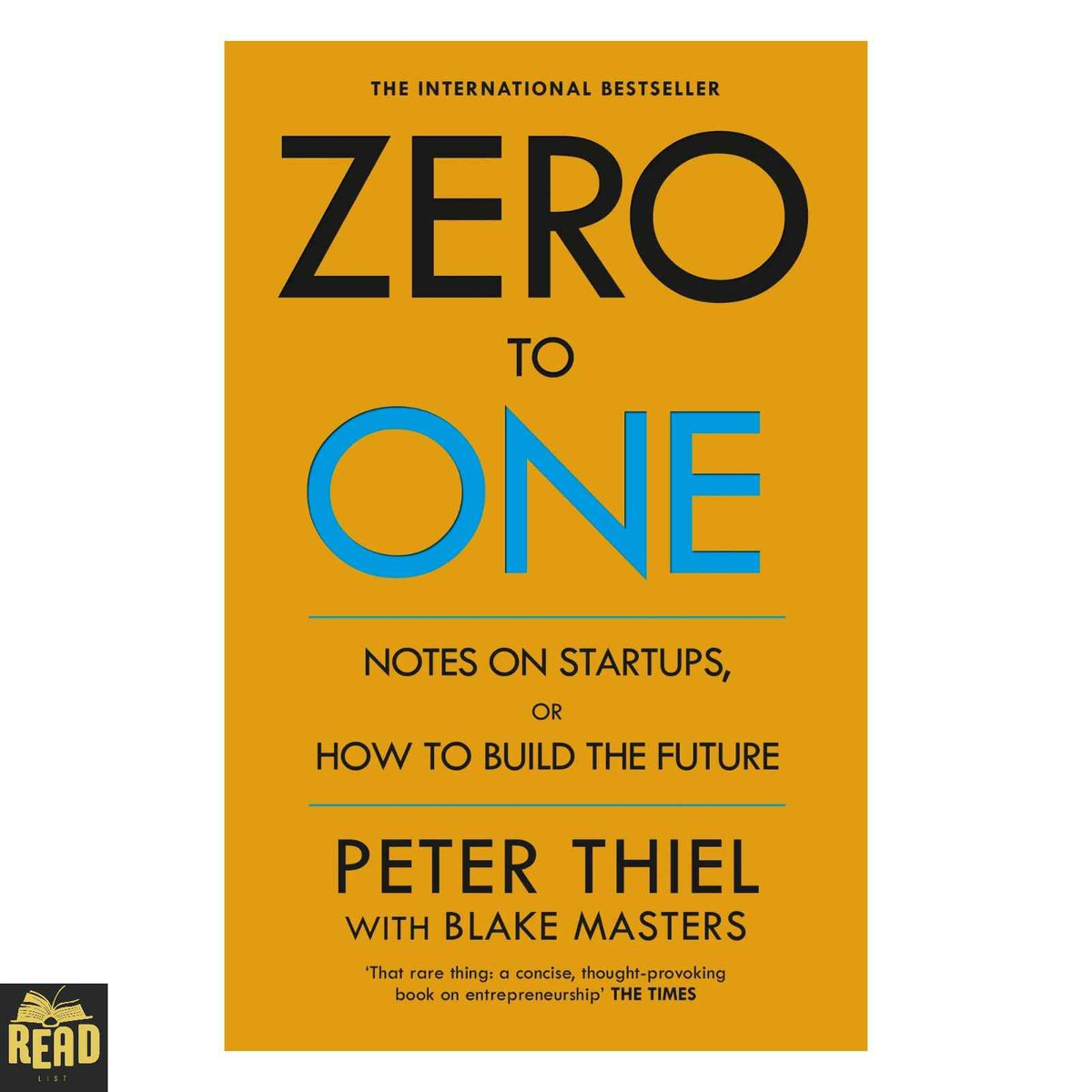 Zero to One by Peter Thiel paperback book