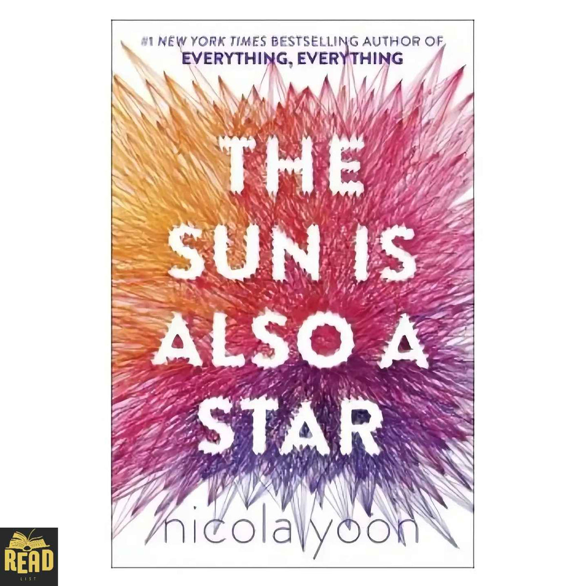 The Sun Is Also a Star by Nicola Yoon paperback book