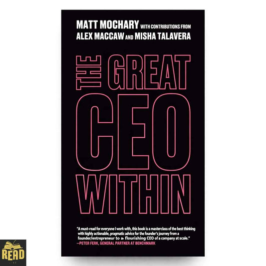 The Great CEO Within by Matt Mochary — Front Cover