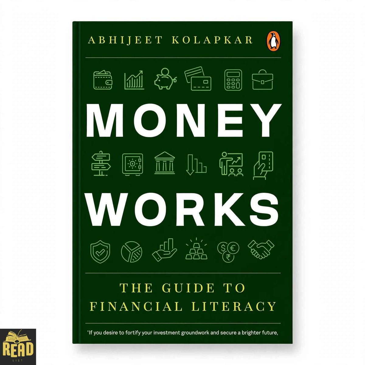 Money Works The Guide to Financial Literacy by Abhijeet Kolapkar book cover