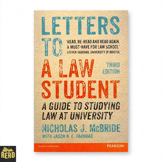 Letters to a Law Student by Nicholas J. McBride book cover