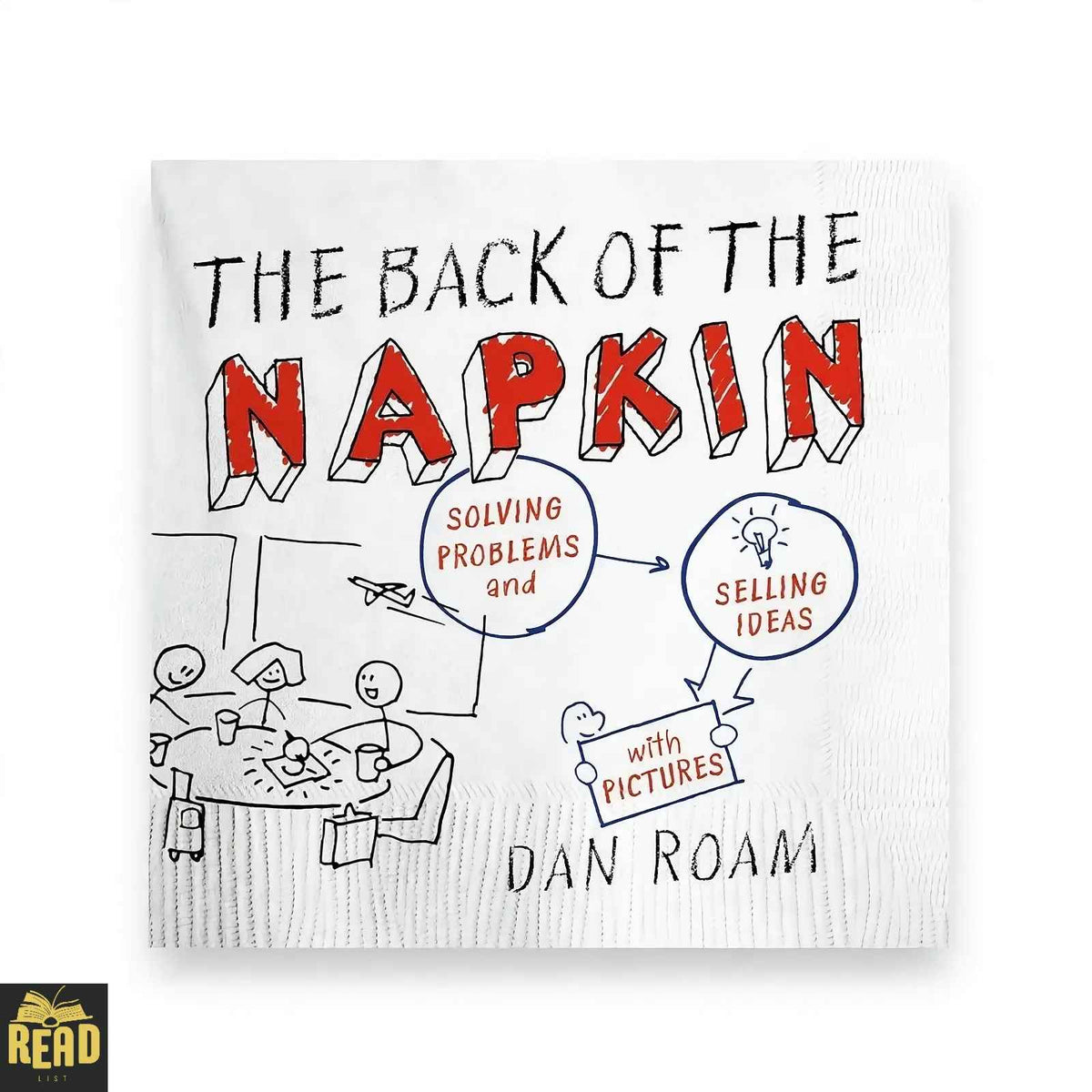 The Back of the Napkin by Dan Roam Expanded Edition English paperback book cover