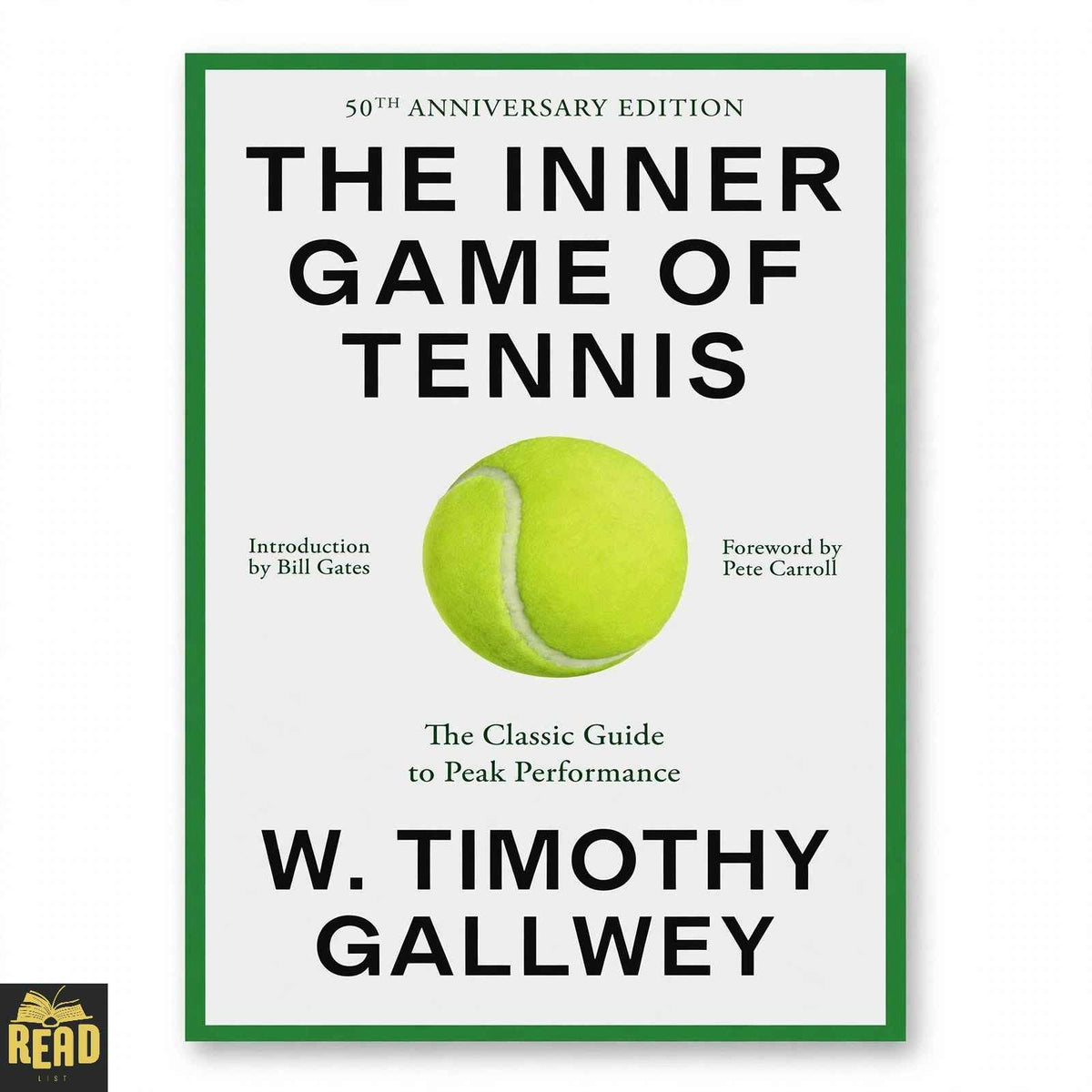The Inner Game of Tennis by W. Timothy Gallwey book cover