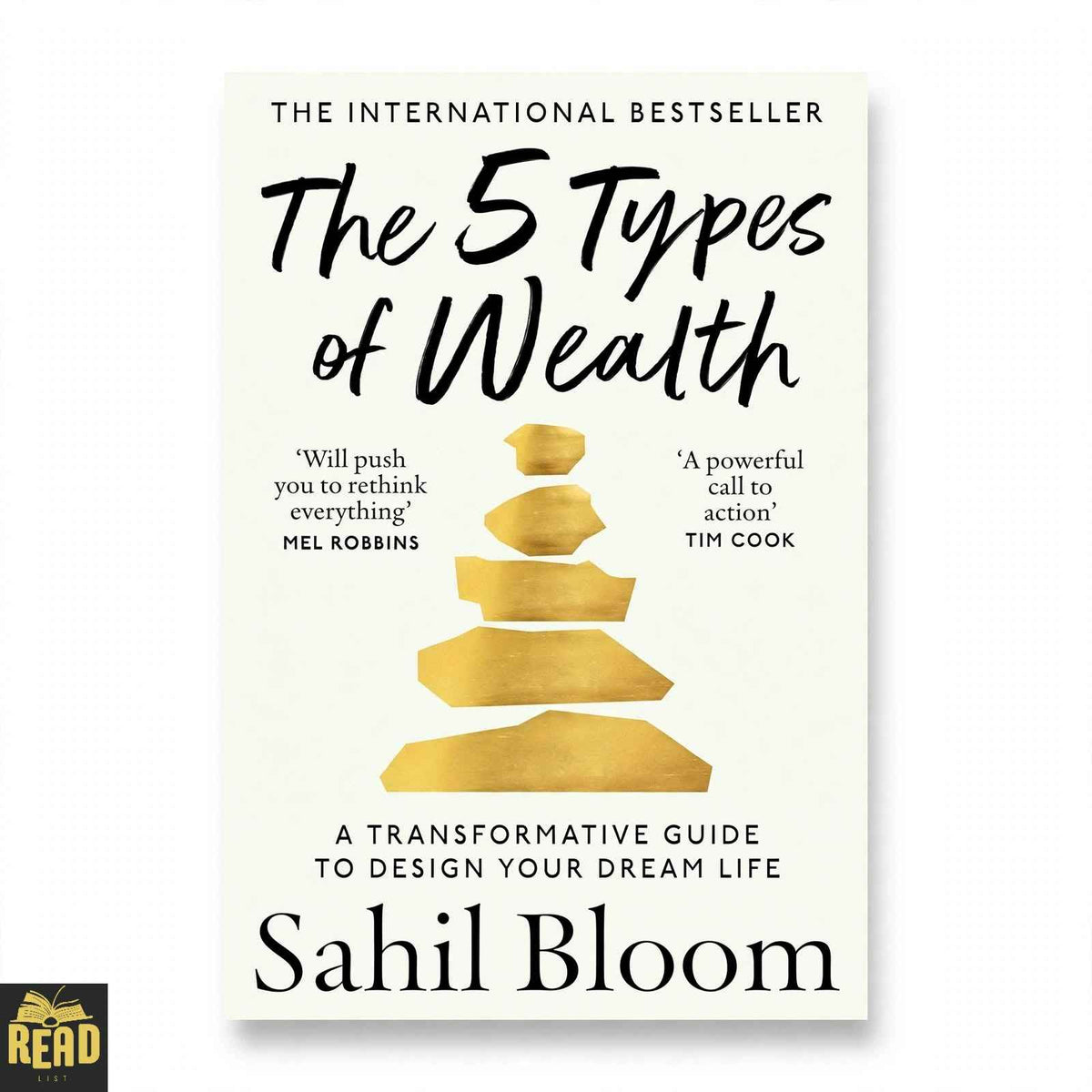 The 5 Types of Wealth book cover by Sahil Bloom