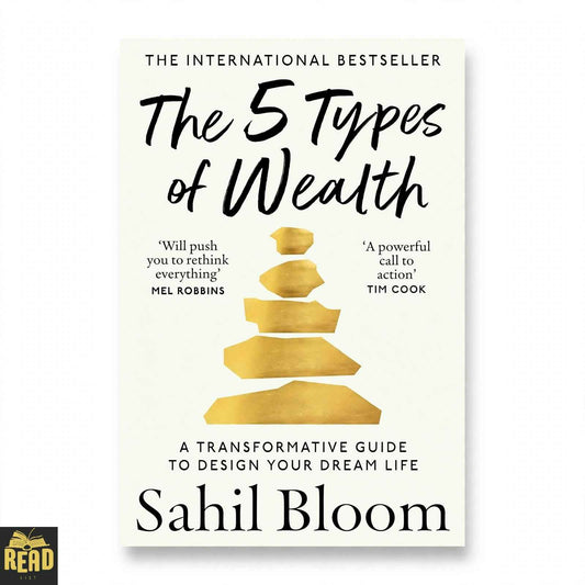 The 5 Types of Wealth book cover by Sahil Bloom