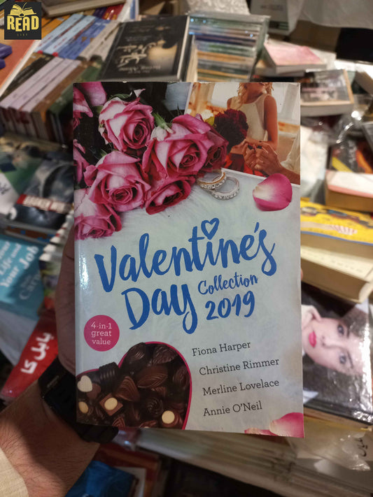 Valentine's Day Collection 2019 4-in-1 romance book by Fiona Harper, Christine Rimmer, Merline Lovelace and Annie O'Neil front cover